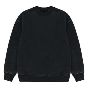 Sudadera con Capucha Gruesa de Algodón de 400 g/m² para Hombre, Cuello Redondo, Lavado al Agua, Estilo Oversize, Marca de Moda Vintage, Colección 2026 - Product Image 2