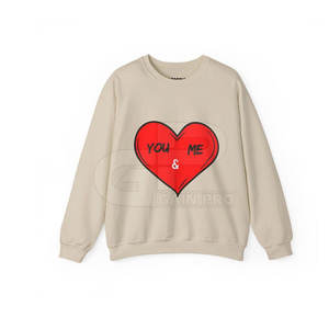 Sweat-shirt romantique streetwear ambiance Saint-Valentin, vêtement stylé avec un design inspiré du cœur pour les journées d'hiver - Product Image 2