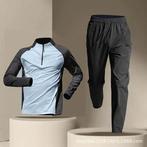 2025 survêtement ensemble 2 pièces vêtements de sport hommes sweat à capuche pantalon pull à capuche sweat vêtements de sport tenue décontracté - Product Image 2