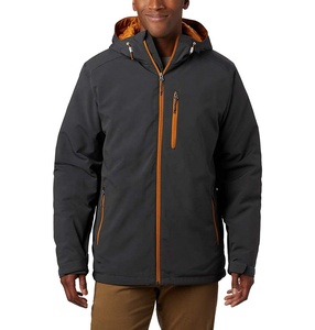 Veste d'hiver à contraste personnalisé de haute qualité pour hommes, coupe-vent à coquille molle, vente en gros - Product Image 5