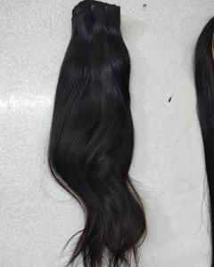 Prix d'usine de trame de machine de paquets bouclés ondulés droits d'extensions de cheveux humains indiens vierges de qualité supérieure - Product Image 3