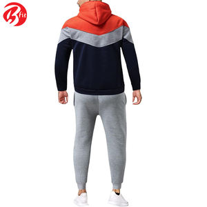 Conjunto de chándal de algodón 100% para hombre de otoño invierno Sudadera con capucha y joggers hechos en Pakistán - Product Image 6