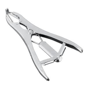 Animal Elastrator Castrating Pliers <b>Rubber</b> <b>Ring</b> Applicator Pewter Steel Veterinary Elastrator clamp for sheep - Product Image 1