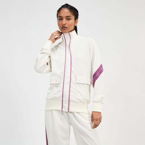 Surdimensionné personnalisé blanc 2 pièces femmes survêtement ensemble pleine longueur respirant sweat à capuche et pantalons de survêtement survêtement femmes survêtement - Product Image 2