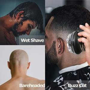 Tondeuse à Cheveux Automatique Sans Fil Professionnelle pour Hommes, Kit de Coiffure Autonome avec Écran LED, Tondeuse Circulaire à Piles Française - Product Image 3