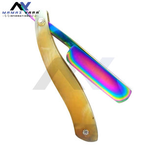 Nuevas Navajas de Barbero con Mango de Madera, Elegantes Navajas de Afeitar para Salón, Recortadoras de Barba, Navajas de Barbero - Product Image 4