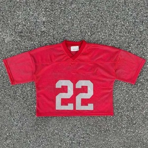 Camiseta de Fútbol Americano Oversize de Corte Holgado, Uniforme de Malla con Estampado por Transferencia Térmica, Equipo CLAW, Unisex, Secado Rápido, Transpirable, 100% - Product Image 5