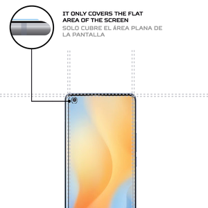 อุปกรณ์ป้องกันหน้าจอ X50 Pro ป้องกันการกระแทก antishock ทนทานและดูดซับแรงกระแทก - Product Image 3