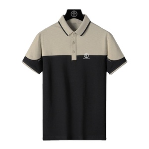 Polo de negocios de manga corta de verano, camiseta para hombre, tendencia informal de negocios de media manga fina - Product Image 5
