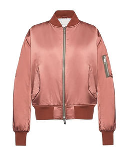 Veste de baseball en satin de marque Style bombardier personnalisé Streetwear vêtements d'extérieur à la mode pour la veste universitaire d'approvisionnement en vrac - Product Image 5