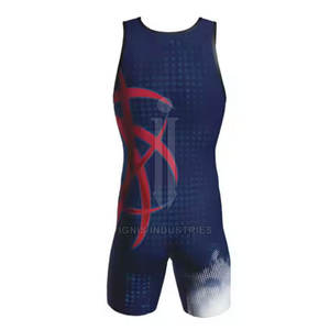 Vente chaude Nouveau Design Wrestling Singlet Numérique Logo Personnalisé Impression Wrestling Gear Singlet - Product Image 2