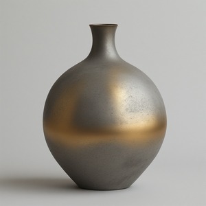 Polished Decorative Metal Vase Crafted By Artisans For Seasonal <b>Flower</b> <b>Display</b> And Home Styling Elegance - Product Image 3