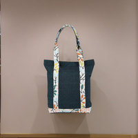 Sac fourre-tout en toile grande capacité pour femme, usage quotidien décontracté, couleur unie, fermeture éclair, chaînes, impression personnalisée, style classique vintage