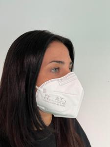 Masques faciaux jetables certifiés FFP3 NR, EPI certifiés CE, en tissu non tissé à 5 couches, anti-poussière, avec pince-nez réglable - Product Image 2