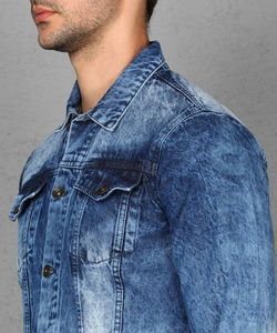 Vestes en jean pour hommes de qualité supérieure imprimées par le fabricant, design unique, dernière mode, fabrication sur mesure, prix d'usine - Product Image 2