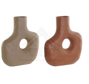 Modern Nordic <b>Matte</b> Metal Vase Decorative Iron Pitcher Flower Pot Luxury Wedding Centerpiece Home <b>Table</b> Decor Wholesale Vases - Product Image 6