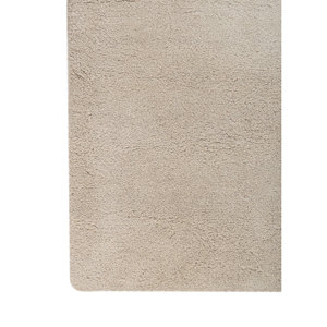 พรมขนสัตว์และไหมถักมือสีเบจและสีน้ำตาล ขนาด 9x12 ฟุต สำหรับตกแต่งห้องนั่งเล่น - Product Image 4