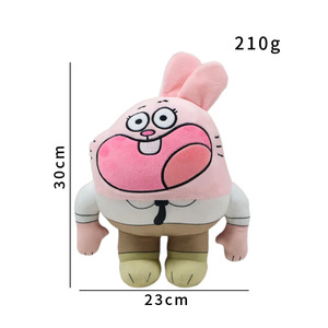 Peluche HECION <span class=keywords><strong>di</strong></span> Gumball, Personaggio <span class=keywords><strong>di</strong></span> Gumball, Bambola Morbida Ricamata, Oggetto da Collezione Anime - Product Image 5