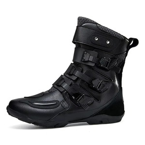 Botas de moto antideslizantes impermeables, equipo de protección para motociclistas resistente al desgaste, botas de Motocross para montar en invierno - Product Image 1