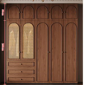 <span class=keywords><strong>Armadio</strong></span> Moderno Personalizzabile con <span class=keywords><strong>Cassetti</strong></span> <span class=keywords><strong>per</strong></span> Camera da Letto e Arredamento Villa, Vendita Diretta dalla Fabbrica - Product Image 4