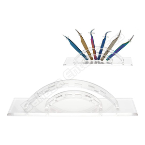 Support de rangement transparent en acrylique pour pinces à cils, boîte de rangement à 6 trous pour pinces à cils, présentoir de rangement pour pinces à cils - Product Image 3