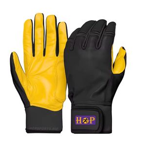 Gants de frappeur de baseball en cuir de qualité supérieure Logo personnalisé de qualité professionnelle et service OEM disponible Gants de frappeur de baseball - Product Image 2