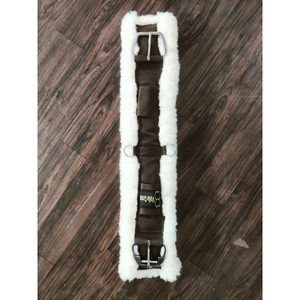 Circonférence équestre de forme anatomique de haute qualité pour chevaux circonférence du ventre en cuir de qualité supérieure du grossiste - Product Image 1