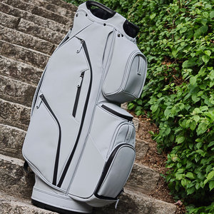 Bolsa para carrito de golf de fábrica mayorista de Vietnam, organizador de 15 compartimentos, divisores, asas superiores, cubierta impermeable, cuero PU, nailon, grande - Product Image 5