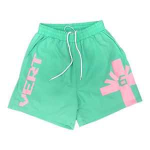 High Quality Eco-Friendly Quick Dry 100% Cotton Solid <b>Men's</b> <b>Shorts</b> Custom Summer Sport <b>Runners</b> Elastic Waist Breathable Pattern - Product Image 6