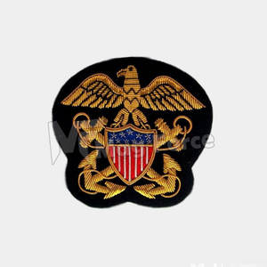 Diseño personalizado Regimiento Lingotes Alambre Bordado Blazer Insignia Bordado hecho a mano Insignias para adultos - Product Image 2