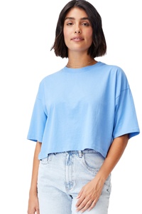 T-shirts courts unis teints à manches courtes en coton vierge pour l'été – Vente en gros - Product Image 4