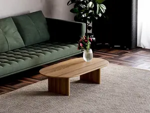 Журнальный столик из массива дуба, столы с естественной отделкой, роскошная модная деревянная мебель для гостиной, 36x27x18