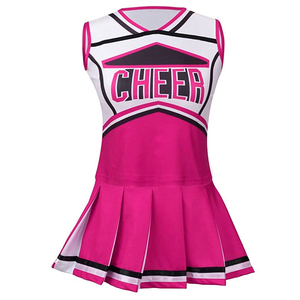 Uniforme de cheerleading professionnel sur mesure rose et blanc pour les équipes de cheerleading scolaires, les spectacles de danse et les événements sportifs - Product Image 2