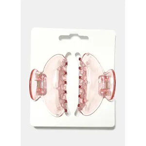 กิ๊บติดผม A3shop แบบใส ทำจากพลาสติกและเรซิ่น ชุดกิ๊บทำมือ สไตล์วินเทจ เรียบง่าย น่ารัก เหมาะสำหรับงานปาร์ตี้ ใช้ได้ทุกวันสำหรับสาวๆ - Product Image 3