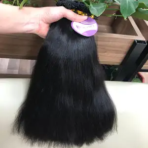 2023 Offre Spéciale extensions humaines double yaki bande de cheveux raides usine de cheveux vietnamiens raides - Product Image 1