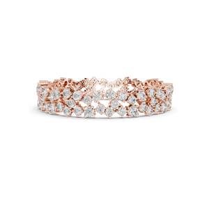 Pulsera de Diamantes Cultivados en Laboratorio de 14.45 CT, Diamantes VVS-VS-EF CVD, Oro de 10KT, 14KT, 18KT y Plata 925, Oro Rosa, Amarillo, Blanco - Product Image 6