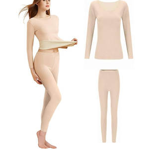 Ensemble de sous-vêtements thermiques en gaufré recyclé pour hommes couche de base d'hiver respirante caleçon long haut bas coton de haute qualité - Product Image 1