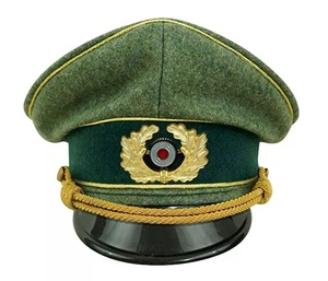 Chapeau de ski allemand M43 de la Seconde Guerre mondiale par EREL, camouflage SS OAKLEAF, chapeau SS OKALEAF, insignes brodés pour casque SS, visière de <span class=keywords><strong>reproduction</strong></span> - Product Image 1