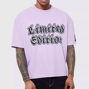 Custom 180g Vintage Washed Mens T <b>Shirt</b> Men Distressed Heavyweight Cotton Blank Oversized T <b>Shirt</b> - Product Image 4