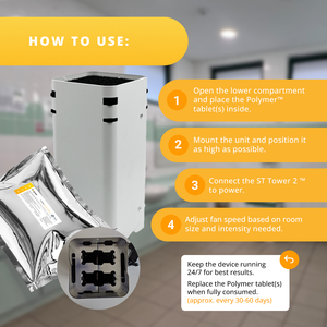 Neutralisateur d'odeurs polymère, formule jaune : drain, égout, odeurs d'urine et de fèces - 50 comprimés solides de 40 g (2 kg) - Vente en gros - Product Image 6