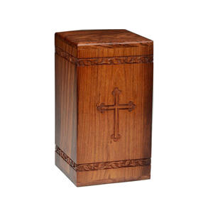 Urnas de cremación de madera 2025 de último diseño, urna para cenizas humanas de madera de la mejor calidad, urna funeraria de madera de mango para cenizas humanas adultas - Product Image 2