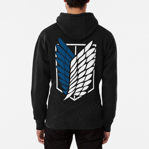 Pull à capuche en molleton lourd pour hommes coupe régulière, respirant et sérigraphie personnalisée à des prix abordables - Product Image 2