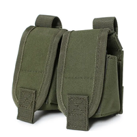 Sacs à outils Molle EDC Porte-revues Porte-revues Tactique Double Frag Grenade Munitions Pouch
