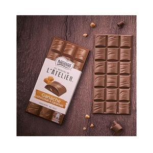 High Quality Solid <b>Chocolate</b> Treat From for Nestle Les Recettes De L'Atelier Infused with Biscuit Jam Nut Ingredients - Product Image 1