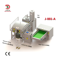 Machine à rembourrer les oreillers Sojet 380V |   Moteur de soufflerie haute efficacité pour microfibre Kapok 7D-15D, fibre synthétique, capacité de 350/h