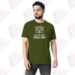 T-shirt confortable ultra doux essentiel pour hommes pour l'été Appliques écologiques Décoration Denim Batik Velours côtelé Options de tissu - Product Image 4