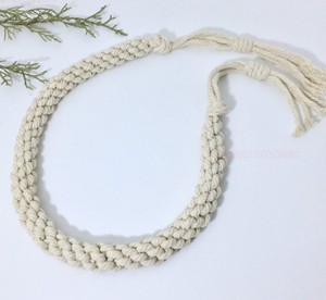 Macrame Rope Tieback 100% Cotton Rope Handmade <b>Curtain</b> Tiebacks, Drapes Tie Backs, Drapery Holdback, Living Room Decor, - Product Image 1