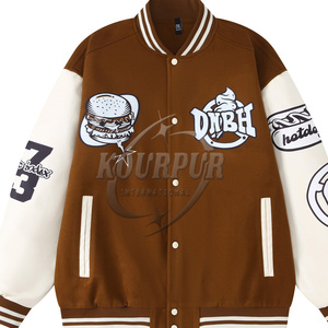 Đại Học Người Đàn Ông Của Bóng Chày <span class=keywords><strong>Letterman</strong></span> Áo Khoác Với Stand-up Cổ Áo Thiết Kế Mới 100% Cotton Cho Mùa Đông Giá Bán Buôn - Product Image 5