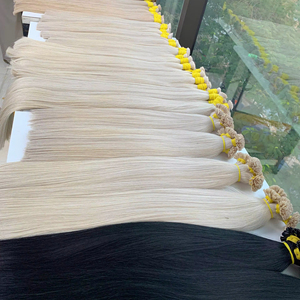 วิกผมบริสุทธิ์แบบคู่สีอ่อน8นิ้ว100กรัม - Product Image 1