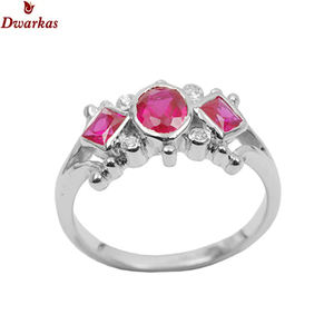 Meilleures ventes en gros fabricant sur mesure bague en argent sterling 925 avec améthyste et pierres précieuses CZ pour les fêtes, les anniversaires, les cadeaux de mariage - Product Image 3